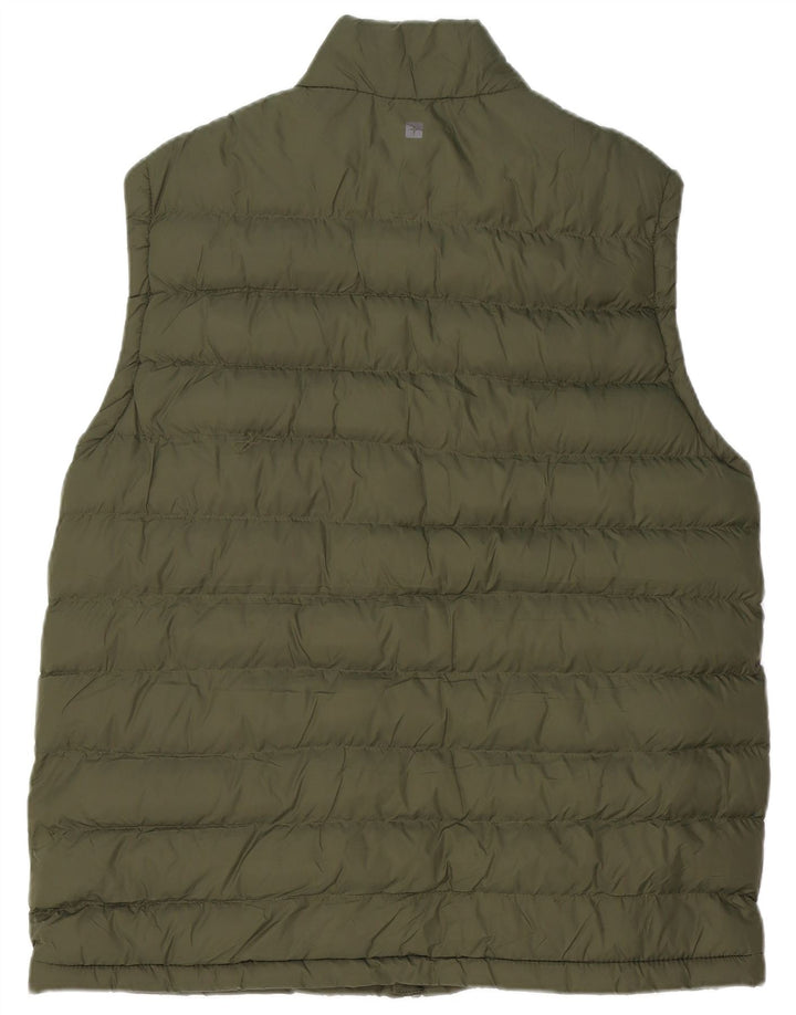 MOUNTAIN WAREHOUSE Gilet rembourré pour homme UK 42 XL Kaki Nylon