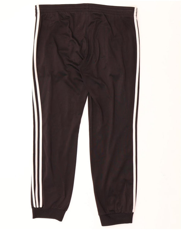 ADIDAS Pantalon de survêtement pour femme Joggers UK 12/14 Medium Noir Polyester