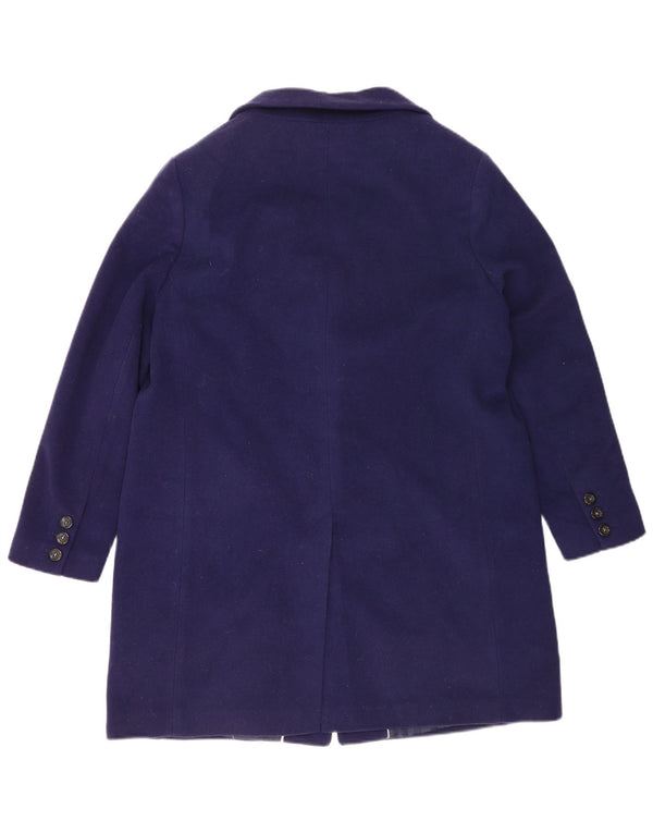 Marks & Spencer Manteau surdimensionné pour femme UK 16 Grande laine bleue