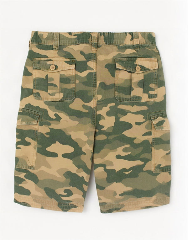 Mountain Warehouse Short Cargo Garçon 12-13 Ans W30 Vert Camouflage