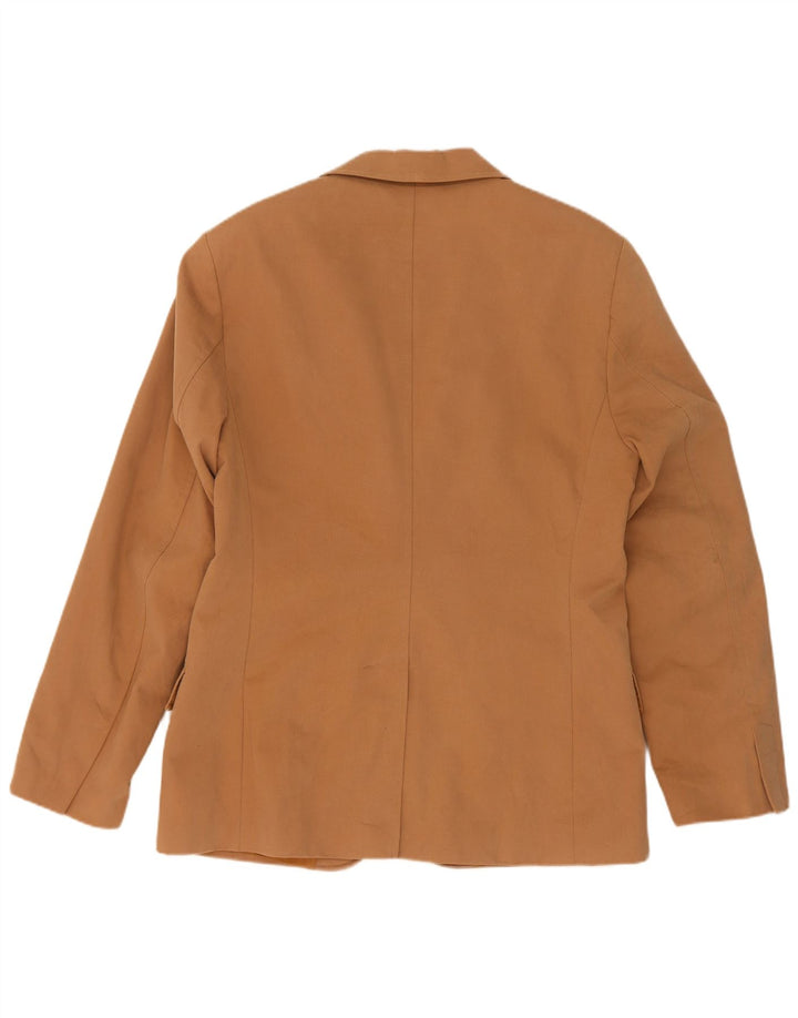 Zara Veste Blazer 2 Boutons Homme EU 52 Grand Coton Beige