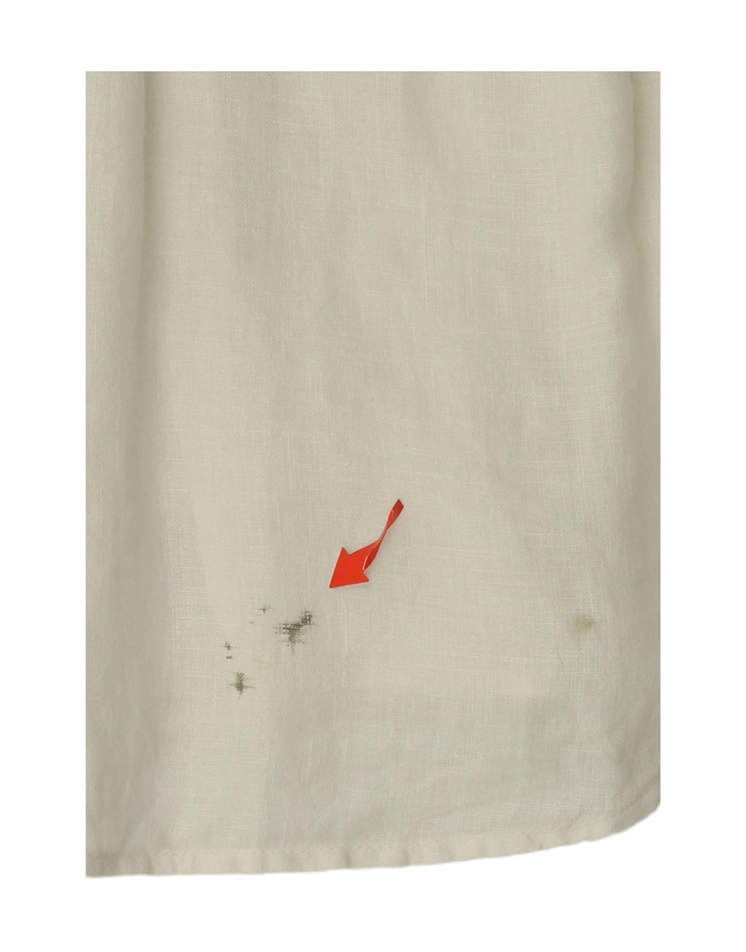 C.P. Company Chemise Garçon 11-12 ans Lin Blanc Cassé