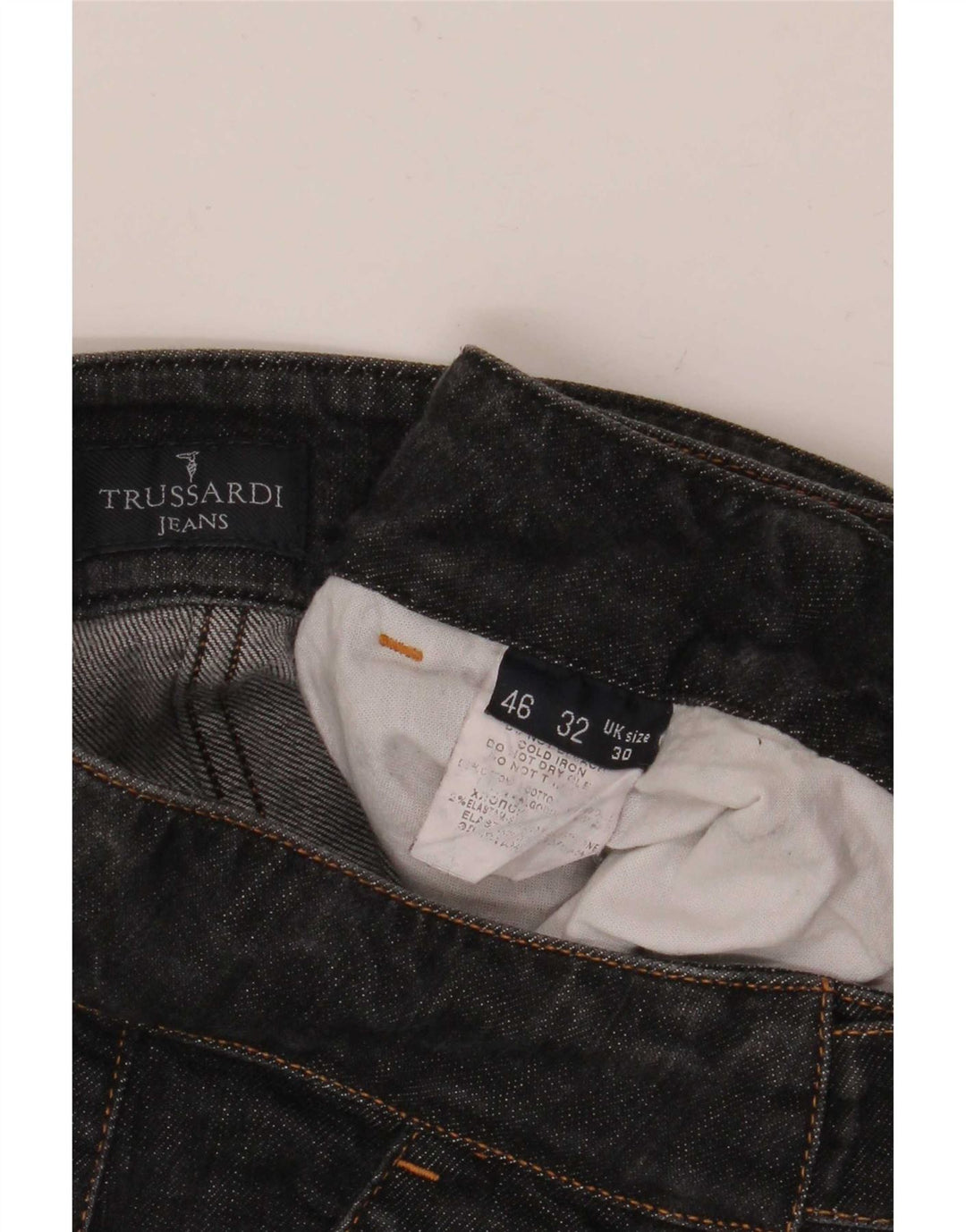 Trussardi Jean Bootcut Femme W30 L32 Noir Coton