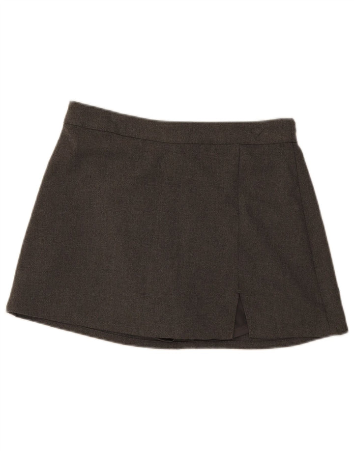 Hollister Mini jupe femme UK 14 Large W30 Gris Polyester