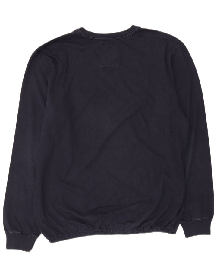 Champion Haut Homme Manches Longues XL Bleu Marine Coton