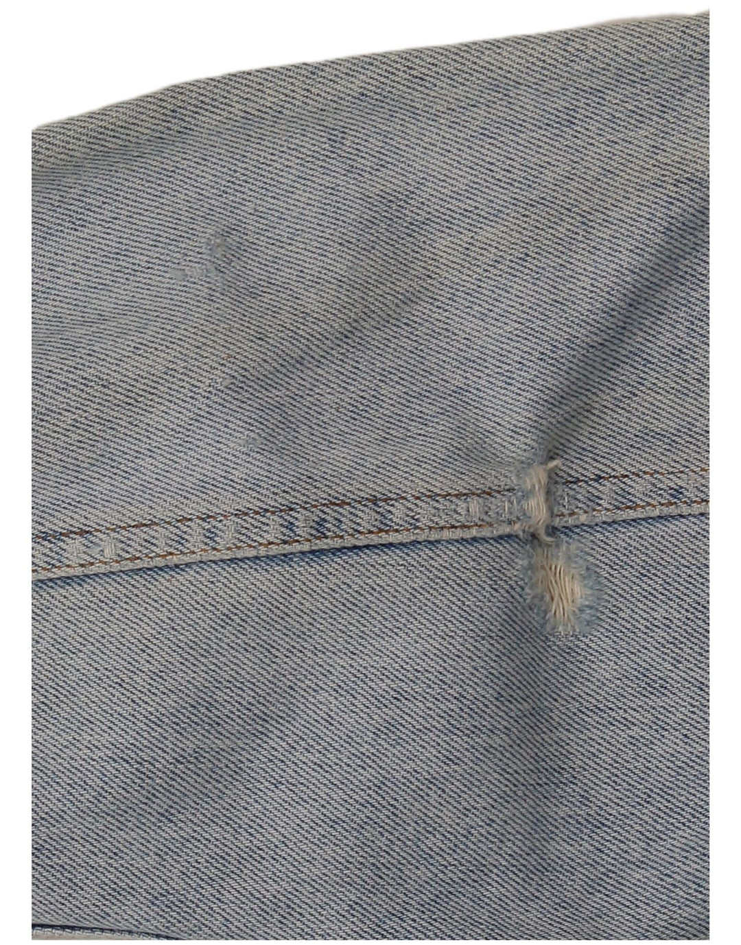 CHARRO Veste en jean surdimensionnée pour femme UK 10 Petit coton bleu