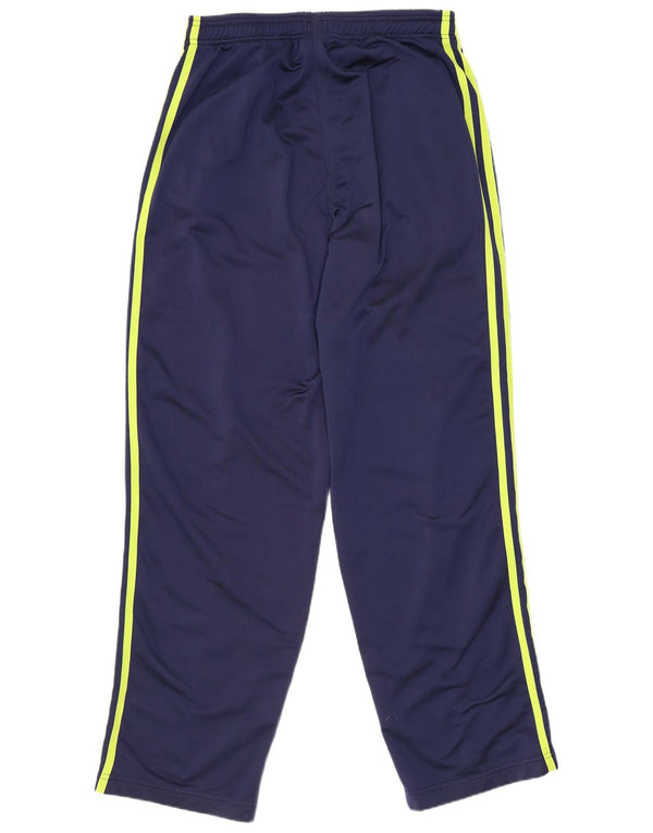 Adidas Pantalon de survêtement pour homme UK 38/40 Bleu marine moyen Polyester