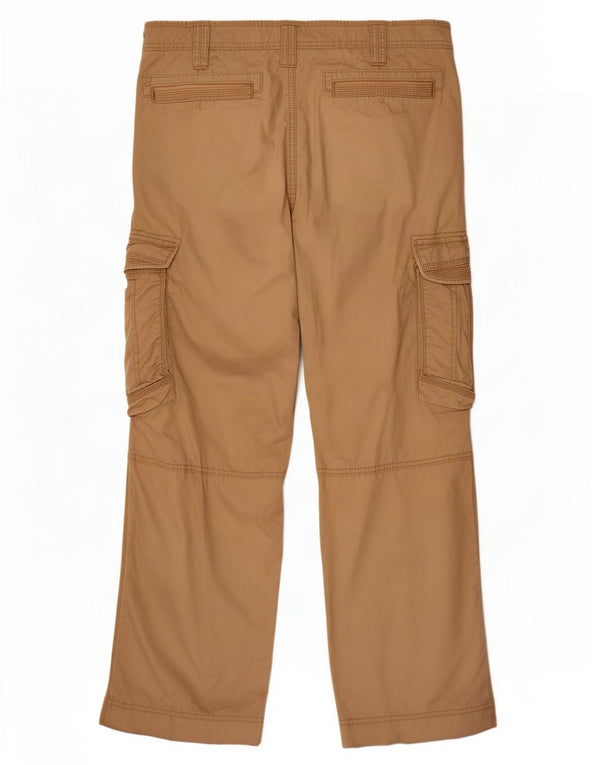Marks & Spencer Pantalon cargo droit pour homme W36 L29 Coton kaki