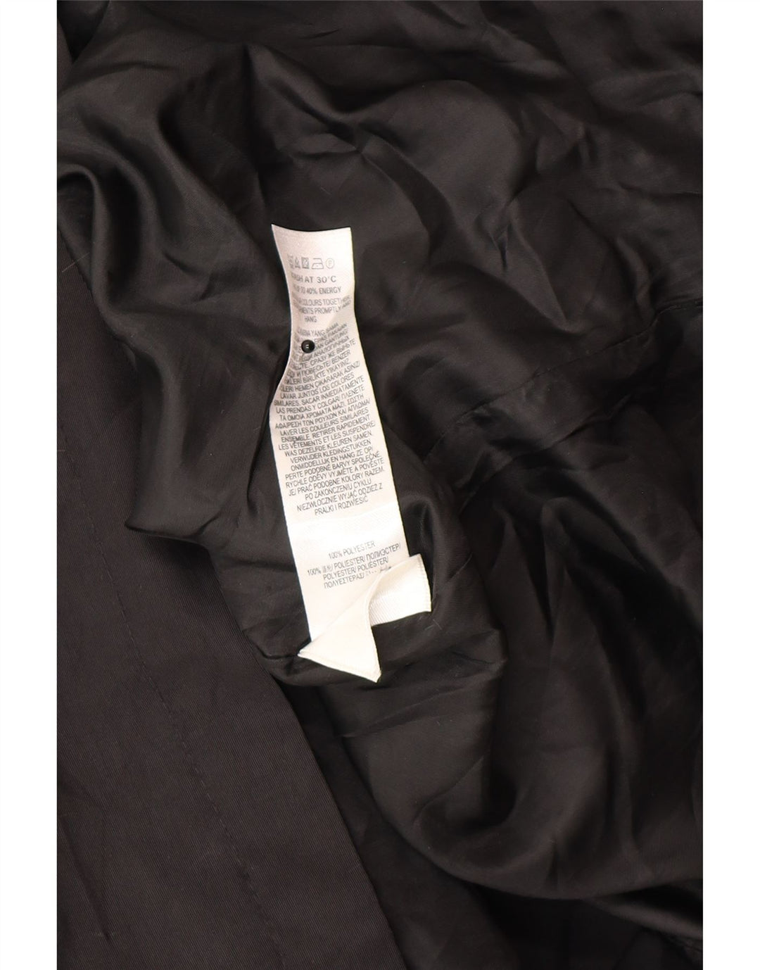 Marks & Spencer Trench-Coat Femme UK 22 3XL Noir Polyester