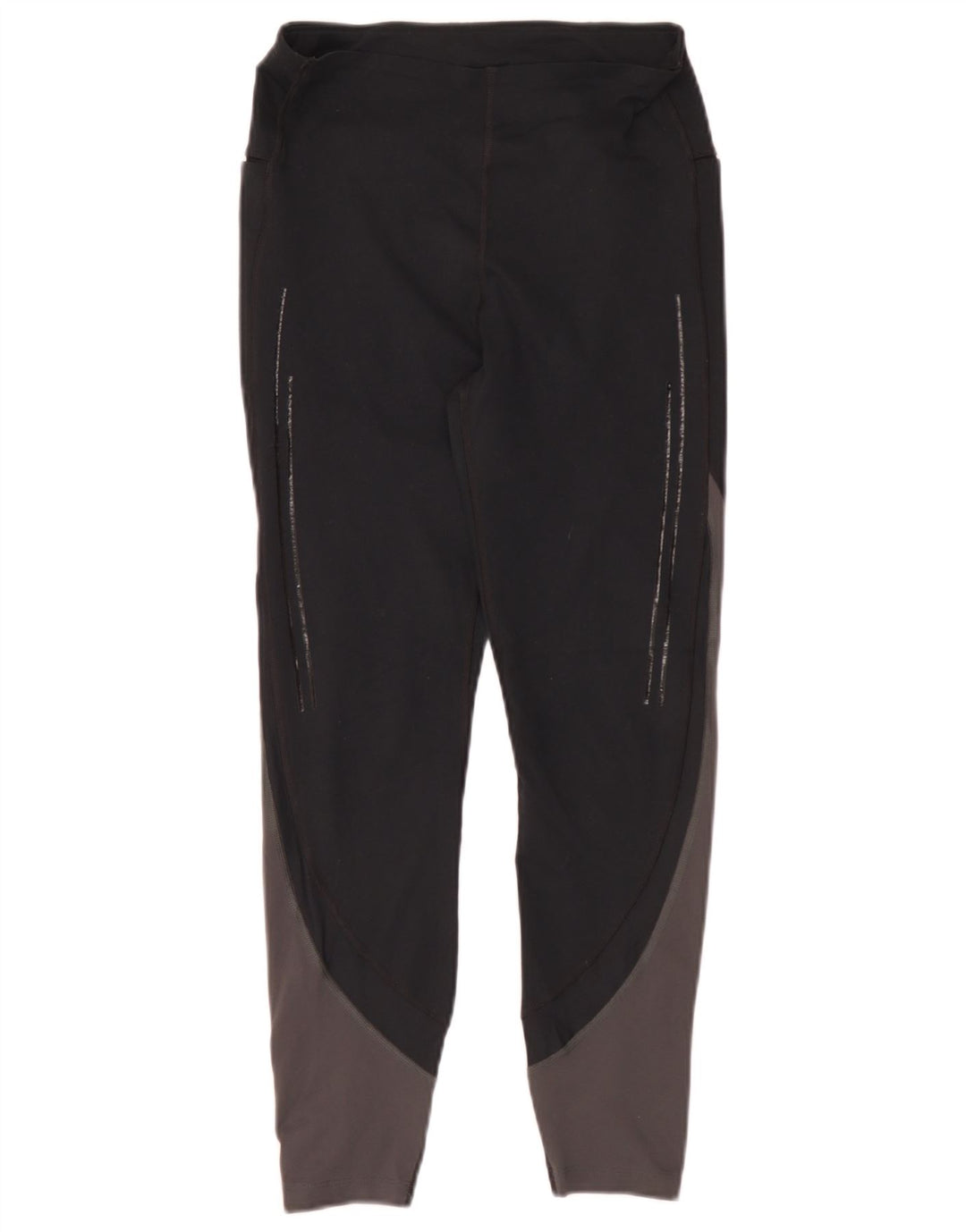 Under Armour Leggings Femme UK 10 Small Noir Colorblock Polyester