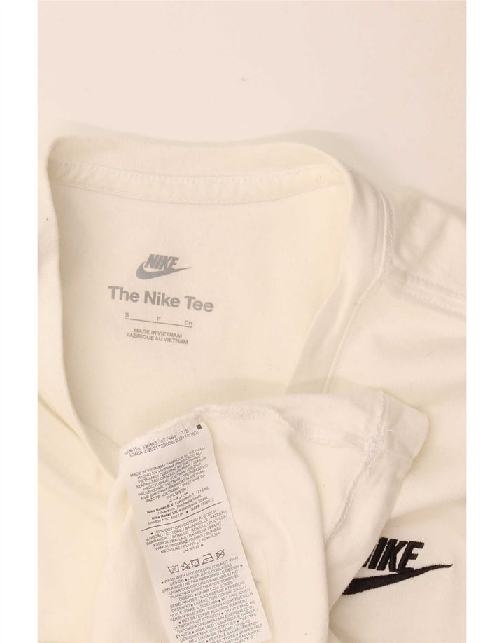 Nike T-shirt pour homme en coton blanc cassé Taille S