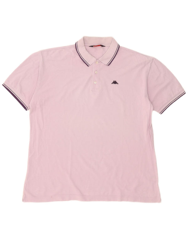 Kappa Polo Homme 2XL Rose Coton