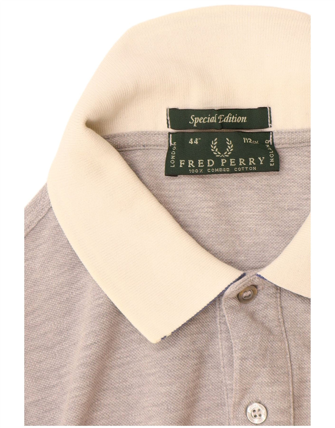 FRED PERRY Polo Homme Gris Moyen Coton