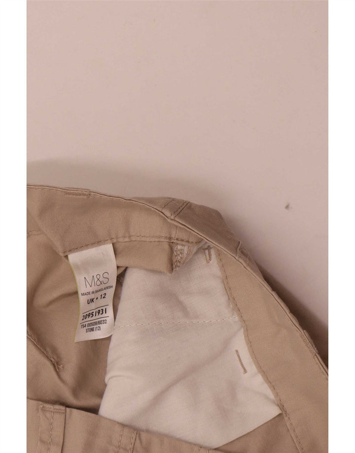 Marks & Spencer Bermuda pour femme UK 12 Medium W32 Coton beige