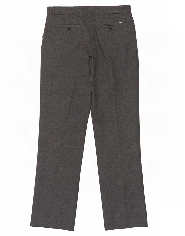 Tommy Hilfiger Pantalon chino droit pour femme US 8 Medium W32 L33 Gris