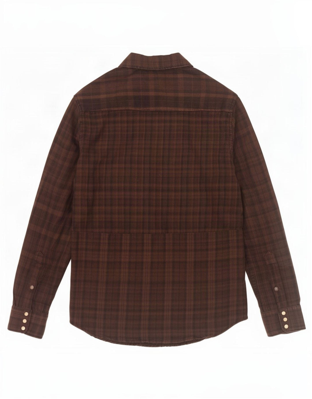Jack & Jones Chemise en Flanelle Homme Marron Moyen à Carreaux en Coton