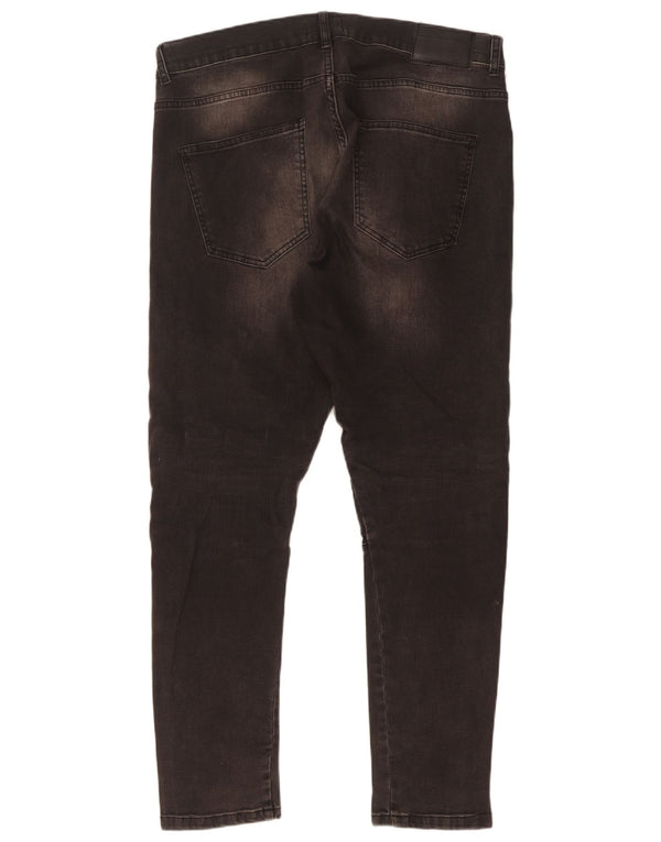 Zara Jean skinny pour homme EU 46 XL W36 L31 Noir