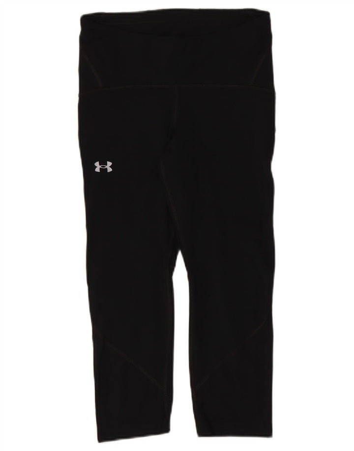 Under Armour Legging Capri Femme UK 44 Noir Moyen