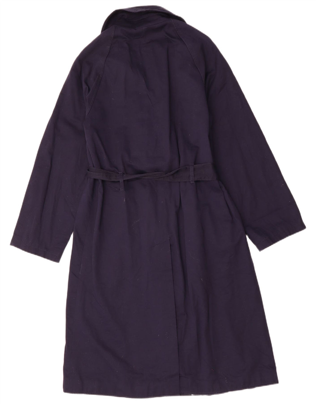 Marks & Spencer Trench-Coat Femme UK 14 Coton Bleu Marine Moyen