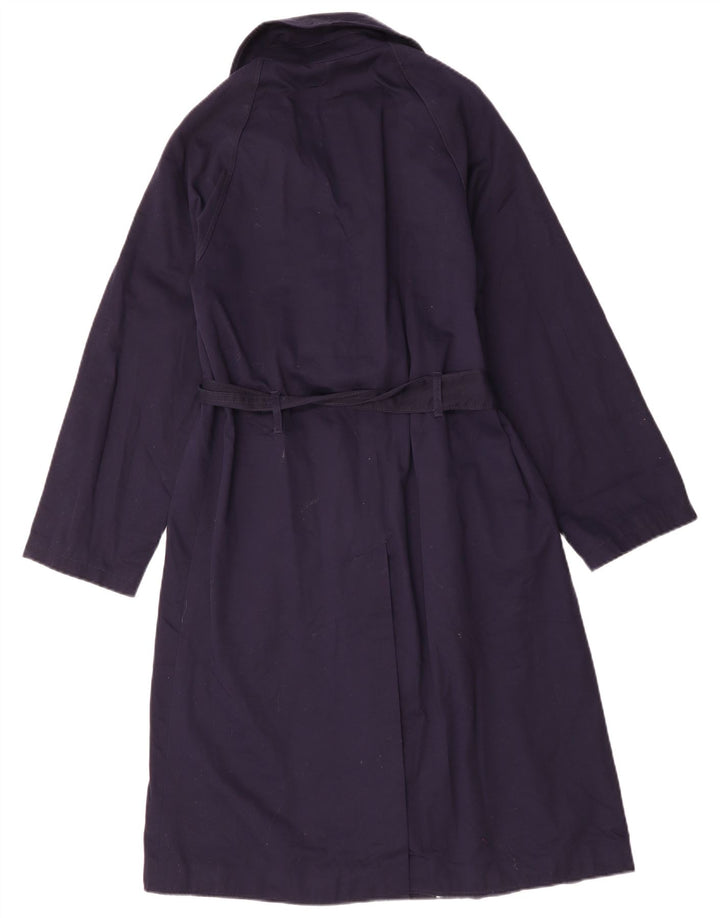 Marks & Spencer Trench-Coat Femme UK 14 Coton Bleu Marine Moyen