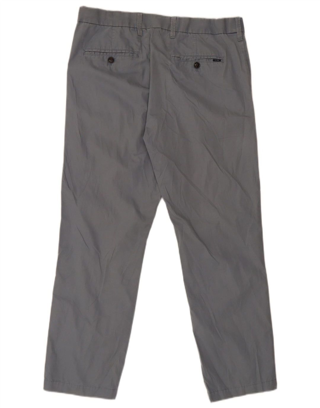 Marks & Spencer Pantalon de costume droit pour homme W34 L29 Bleu Coton