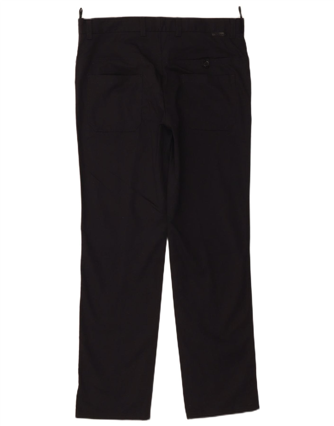 Prada Pantalon décontracté droit pour femme IT 46 Large W32 L29 Coton noir