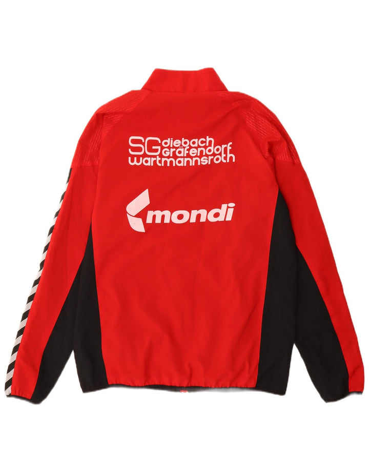 Hummel Veste de Survêtement Graphique Homme Rouge Moyen Polyester Colorblock