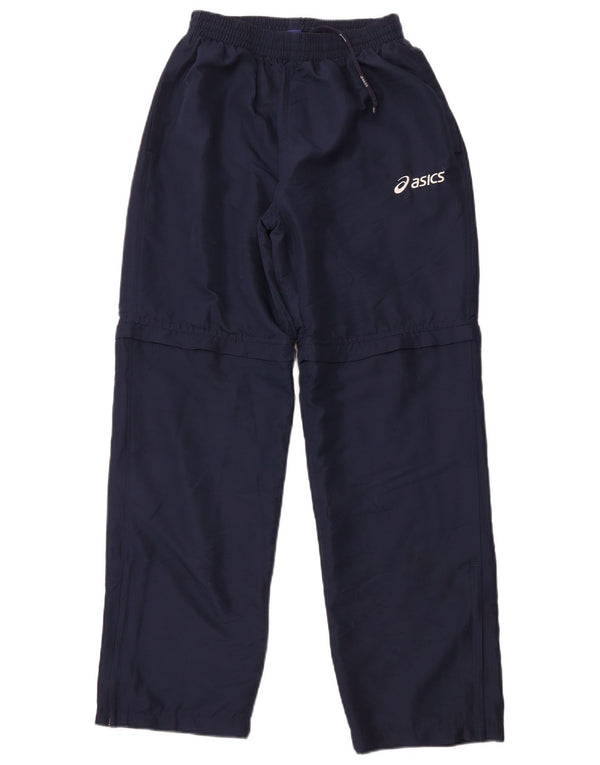 ASICS Pantalon de survêtement pour femme UK 14 Large Bleu Marine Polyester