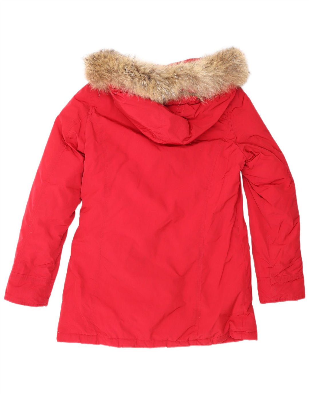 Woolrich Manteau coupe-vent à capuche pour fille 13-14 ans Rouge