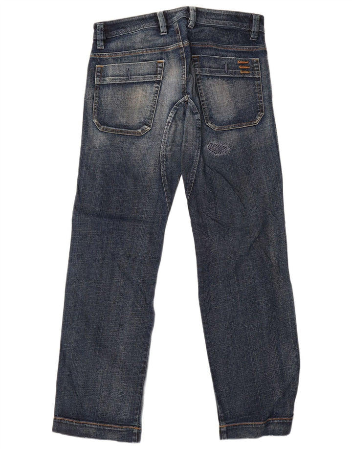 Diesel Jean droit vieilli W31 L32 en coton bleu pour homme