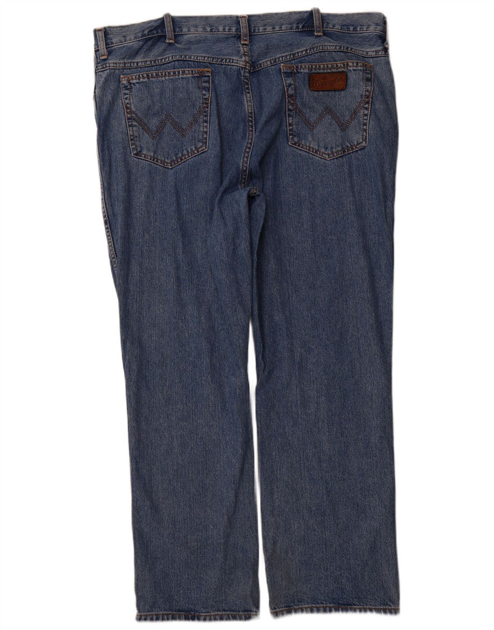 WRANGLER Jean Droit Texas Homme W42 L30 Bleu Coton