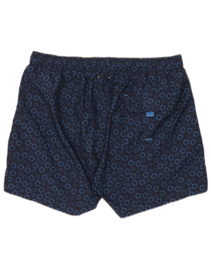 Gutteridge Short de Bain Homme Bleu Marine Moyen Floral Polyester