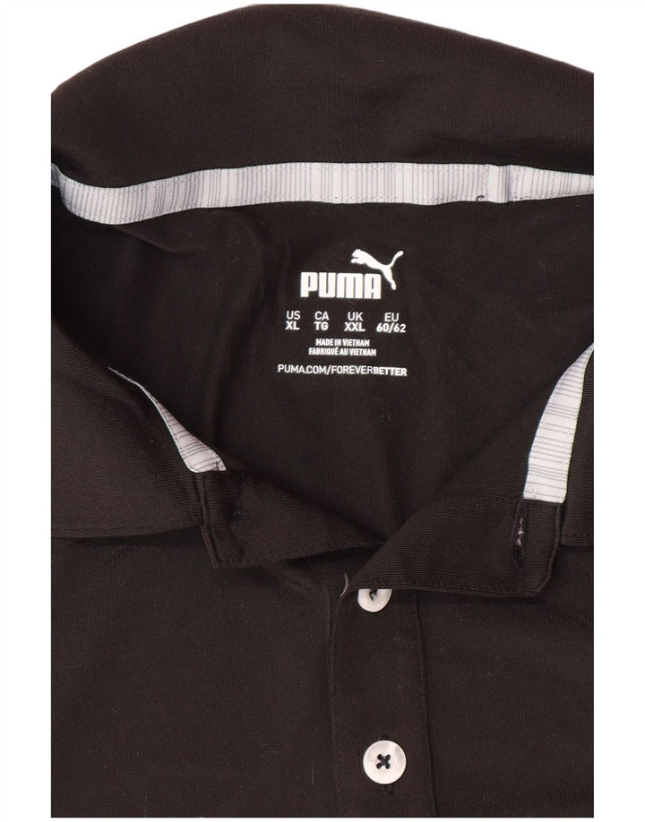 PUMA Polo Homme 2XL Gris Colorblock