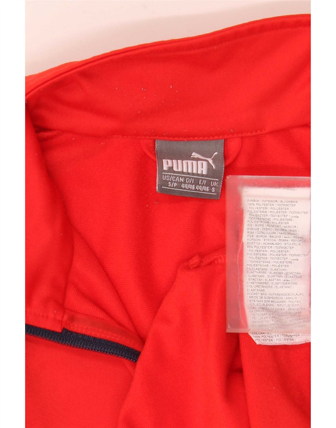 Puma Veste de survêtement pour homme Petit Rouge Polyester