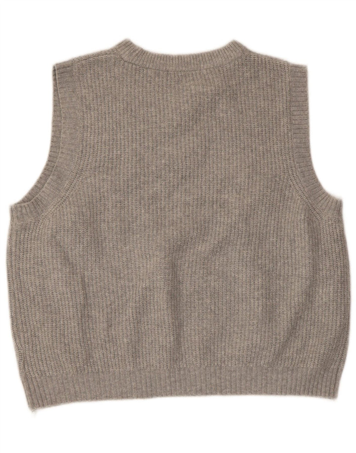 Marks & Spencer Débardeur surdimensionné pour femme UK 16 Large Gris Polyester