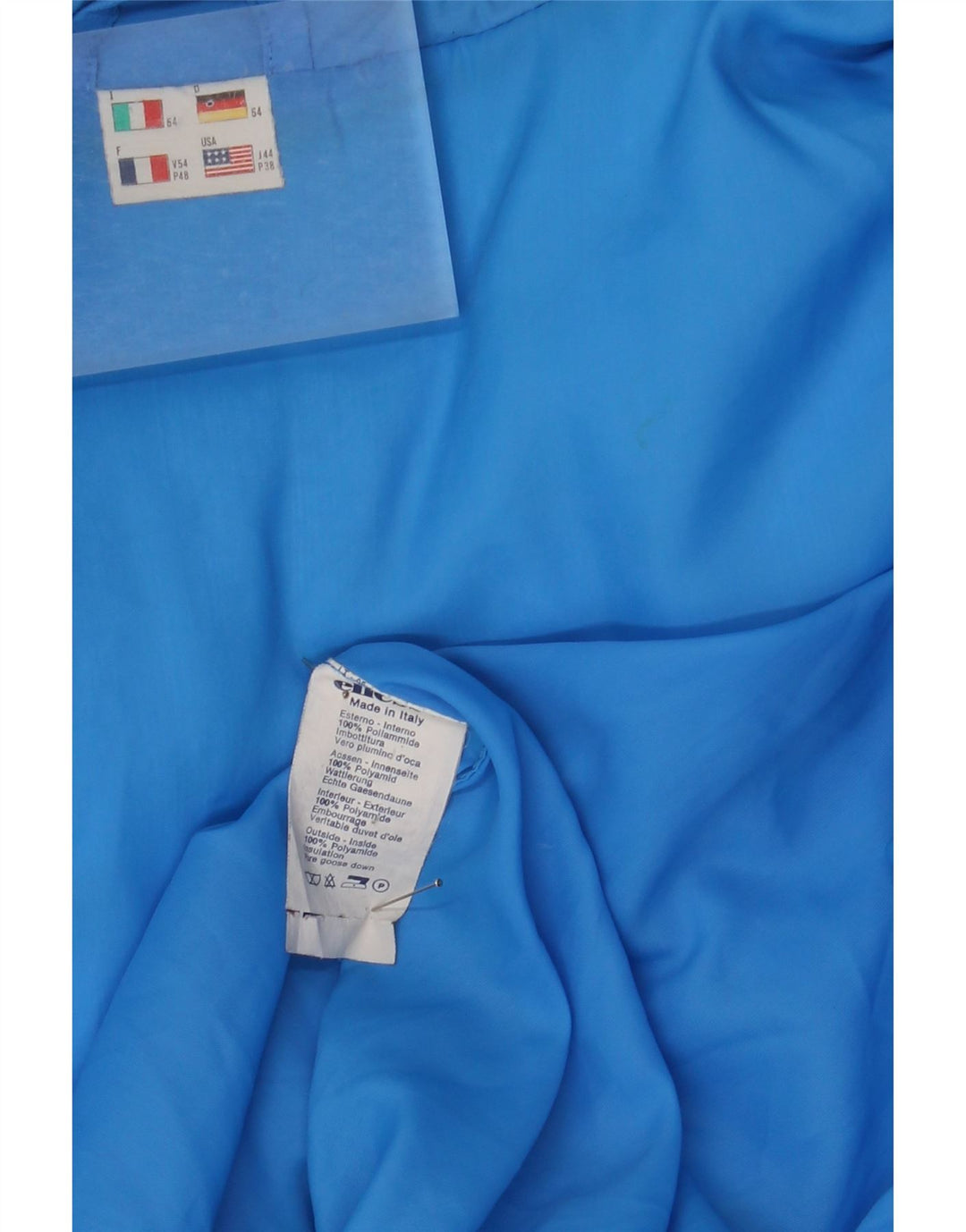 ELLESSE Veste matelassée Homme IT 54 2XL Bleu Polyamide