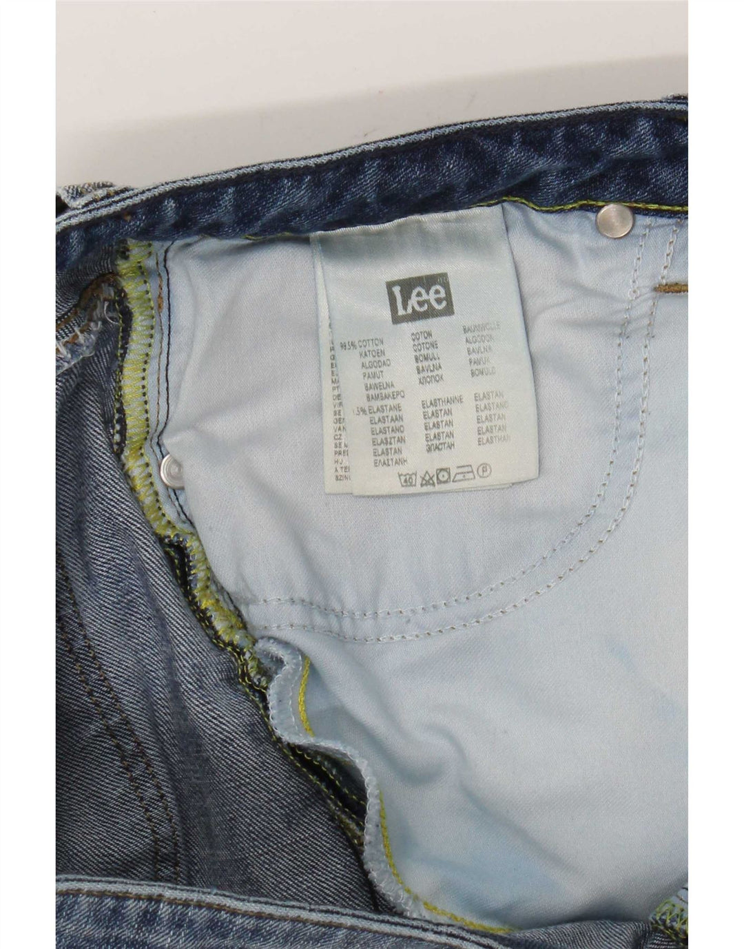 Lee Cameron Bootcut Jeans W31 L31 Femme Bleu Coton