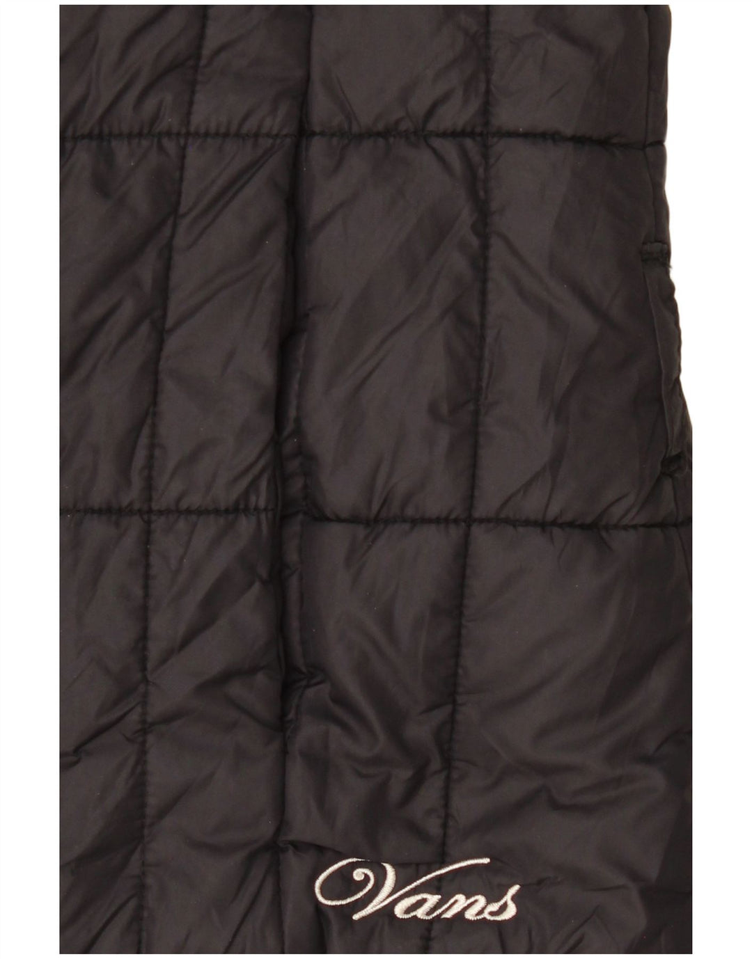 Vans Veste rembourrée à capuche pour femme UK 10 Small Noir