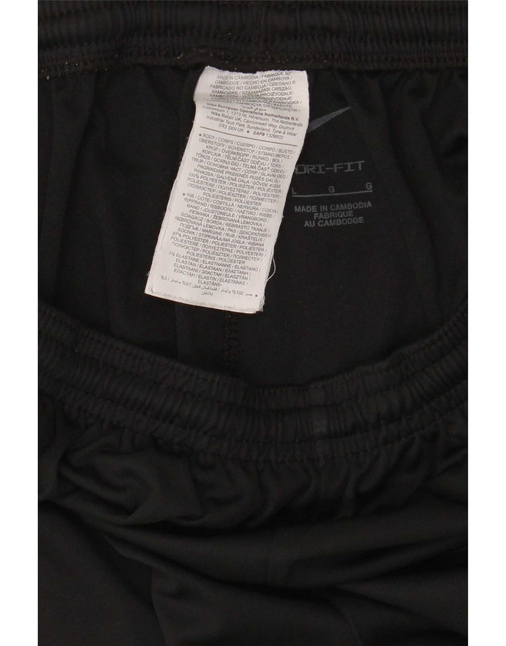 Pantalon de survêtement Nike Dri Fit pour hommes, grand, noir, polyester