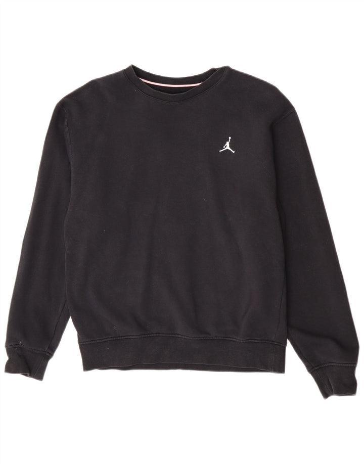 Jordan Sweat-shirt pour homme en coton noir Taille S