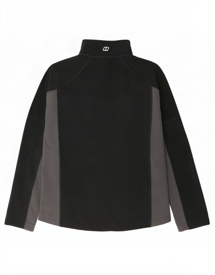Berghaus Pull Polaire Col Zippé Homme Noir Moyen Polyester Colorblock