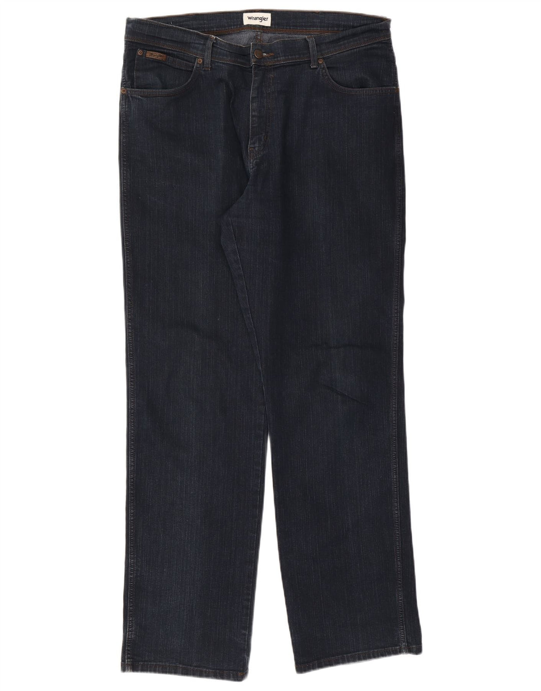 Wrangler Jean Droit Texas Homme W38 L34 Bleu Marine Coton