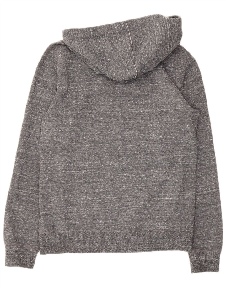 Champion Pull à capuche graphique pour femme UK 12 Polyester moucheté gris moyen