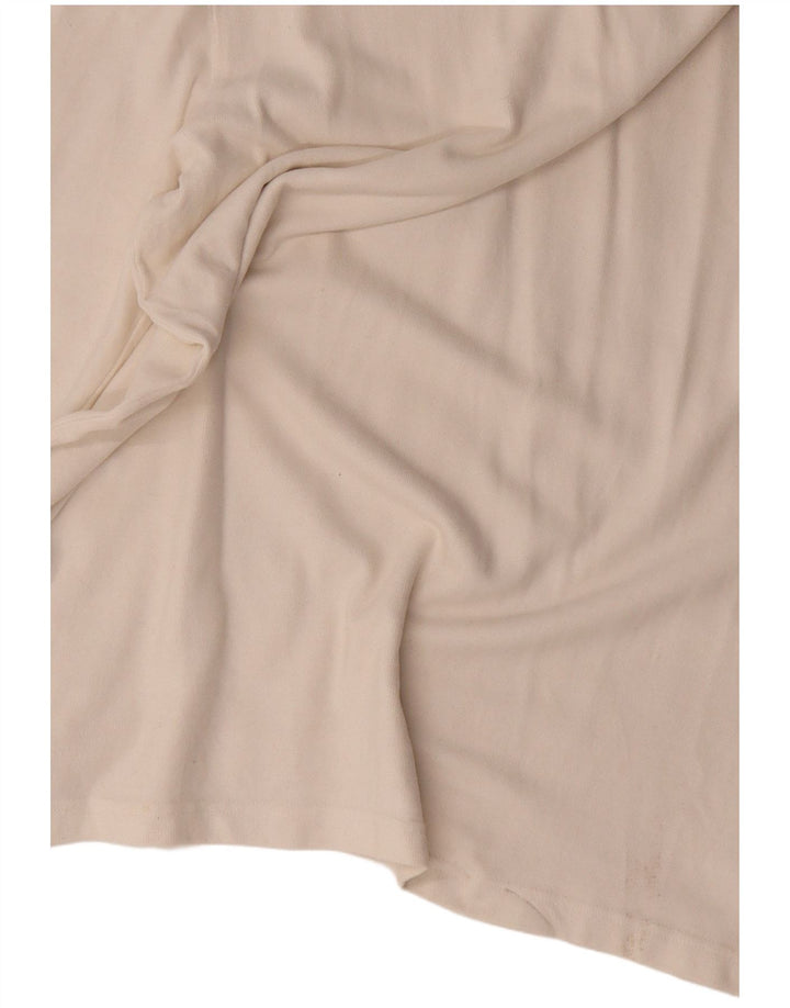 CREW CLOTHING Polo à manches longues pour homme en coton blanc