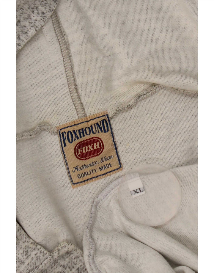 Foxhound Veste de survêtement à capuche pour homme XL Gris moucheté