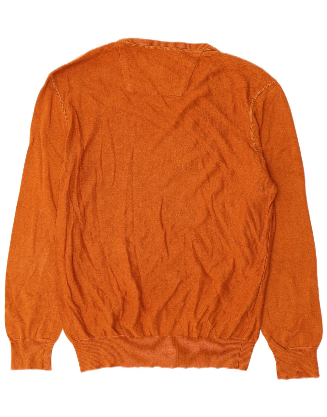 Timberland Pull à col rond coupe classique pour homme, grand coton orange