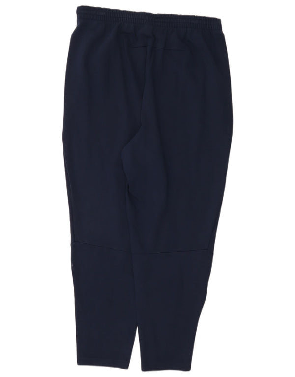 Adidas Pantalon de survêtement pour femme UK 14 Large Rayonne Bleu Marine