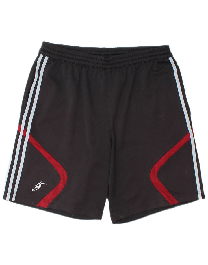 Adidas Short de sport Climacool pour homme - Large - Noir - Polyester color block