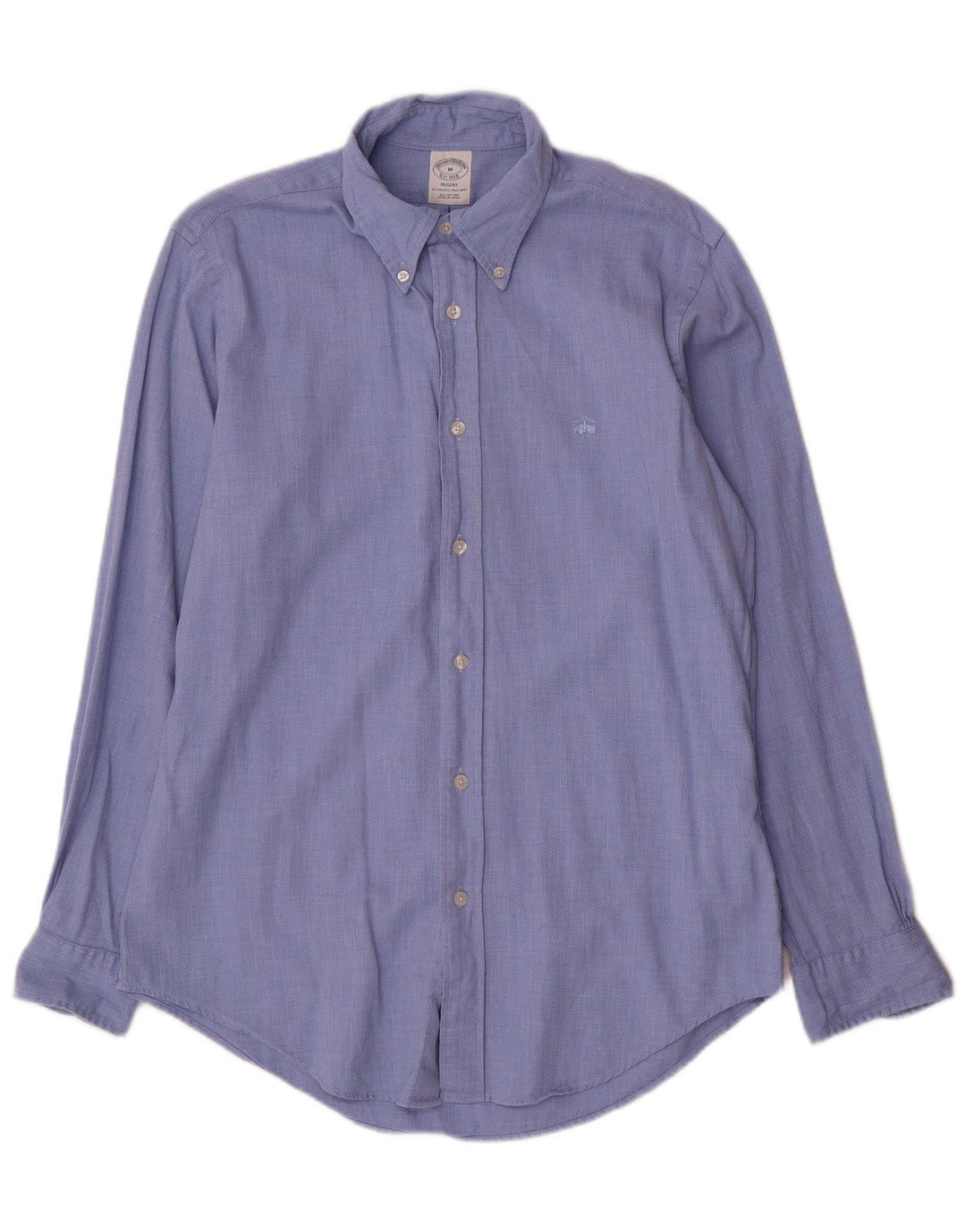 Brooks Brothers Chemise Regent Homme Bleu Moyen Coton Géométrique