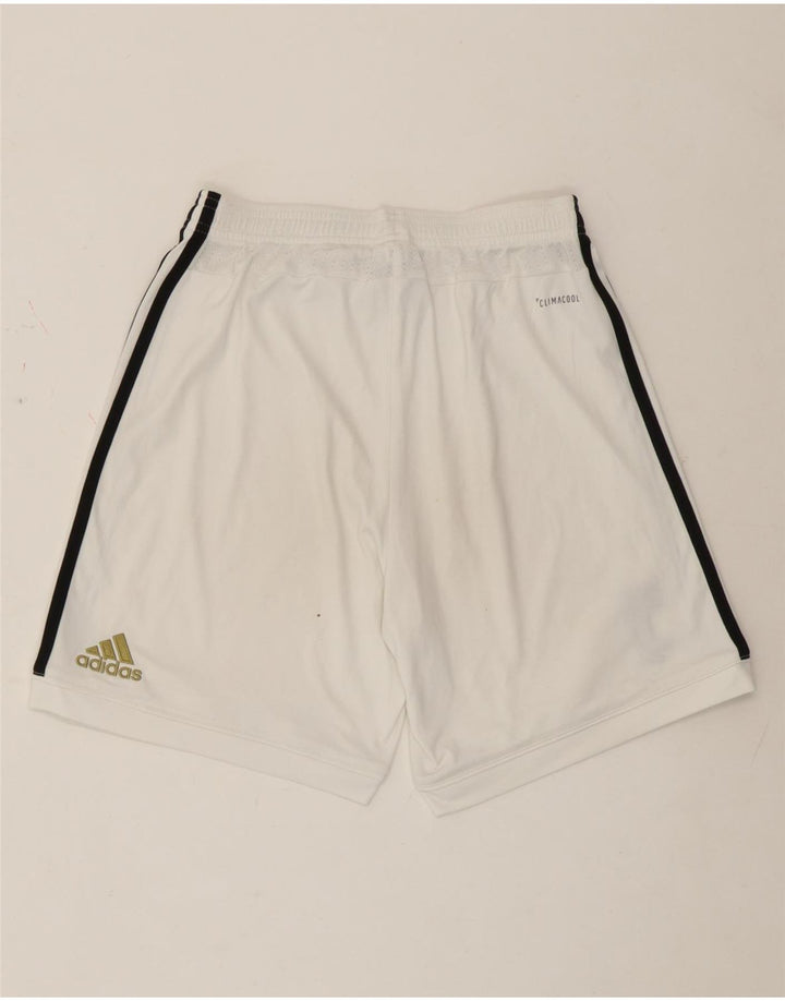 Adidas Short de sport Juventus pour femme UK 8 Small Blanc Polyester